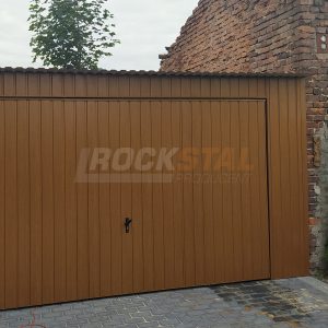 Garaż blaszany 4x5 m + brama uchylna