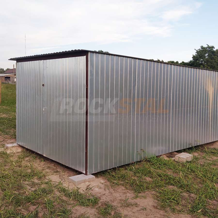 Garaż blaszany - ocynkowany - standard 3x5 m - obrazek 3