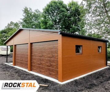 garaże z płyty warstwowej realizacje rock-stal 27