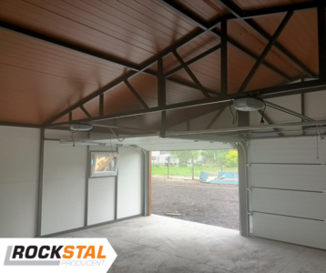 garaże z płyty warstwowej realizacje rock-stal 28