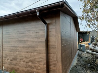 garaże z płyty warstwowej realizacje rock-stal 37
